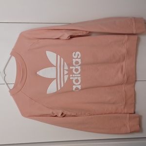 Peach Adidas crewneck